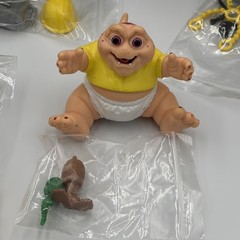 Vintage Disney The Dinosaurs TV Show Sinclair Family Figures Loose w/Access. +