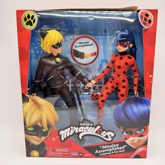 Miraculous Ladybug And Cat Noir Doll 2 Pack Mission Accomplished MLB Toy Sale
