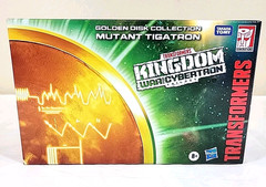Transformers Kingdom War for Cybertron Trilogy Golden Disk Mutant Tigatron 8+