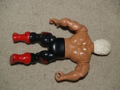 1985 AWA All Star Wrestlers Remco 4 figure lot – mis-matched head & bodies