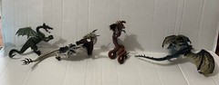 3 McFarlane Dragons Conan Fire Komodo Clan + Plastoy Medieval Battlefield Lot 4