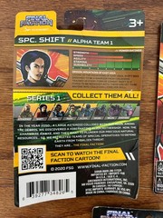 (10) 2020 “FINAL FACTION” {ALPHA TEAM 1/KHARN} (SERIES 1) Action Figure Lot NEW!