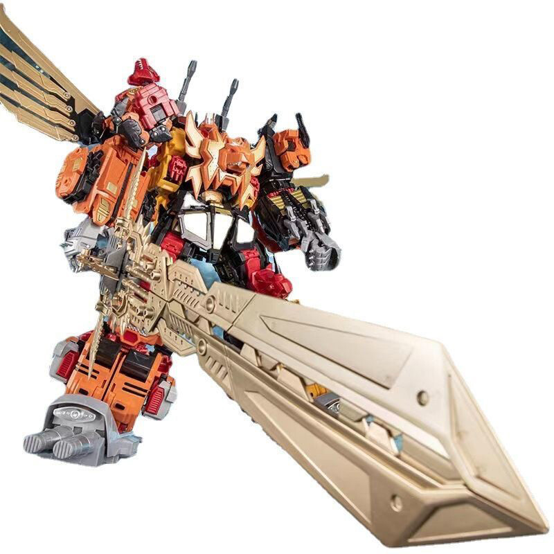 JINBAO Bruticus Warbotron & PREDAKING Feral Rex Oversized Transform Figure