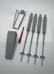 Poe Dameron X-Wing Cannon canopy Set Hasbro Star Wars Replacement REPRO Part