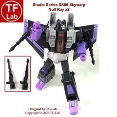 Studio Series Movie SS86 Skywarp Upgrade Kit Null Rays Guns Transformers