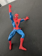 2011 Spider-Man figure vintage 2″ PVC figure classic silver-toned ball bead…