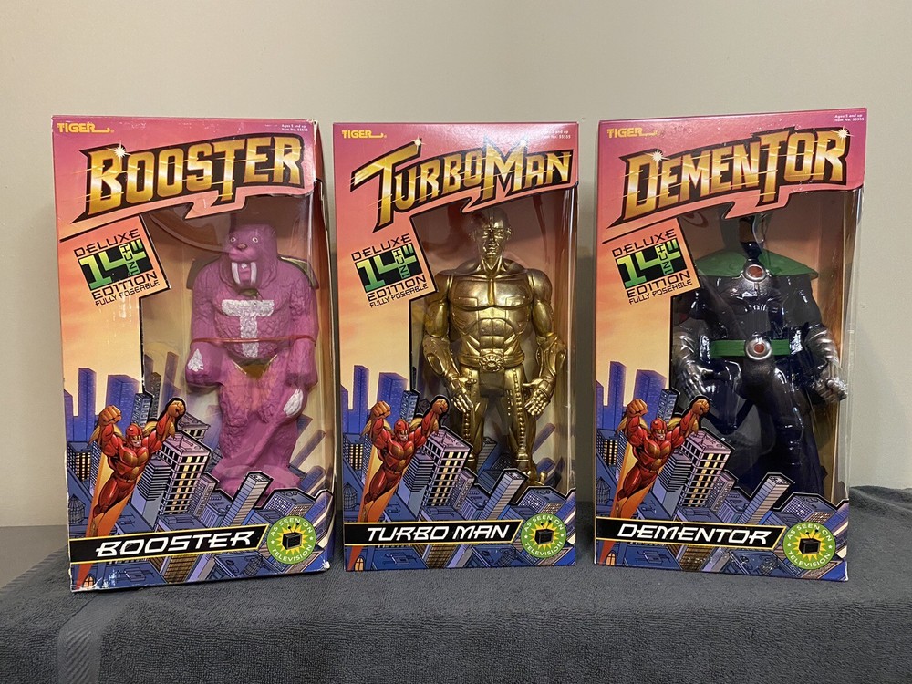 SCREEN USED 📺Turbo Man, Dementor & Booster Jingle All The Way ORIG. PROPS w/COA