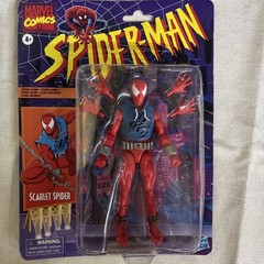 Marvel Legends 2024 Retro-Carded Scarlet Spider 6” with Soft Goods Hoodie