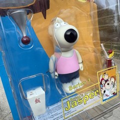 VTG Family Guy Jasper Brian’s Cousin Series 3 Pink & Blue Variants 2005 Mezco x2