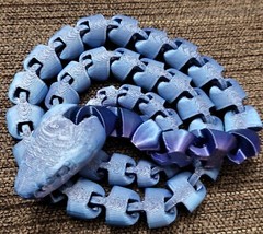 3D Printed Snake Viper Articulate Flexible Snake Fidget Toy 24″