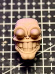 1/12 1/4 1/6 1/18 Unpainted Comics Expression Green Man Head Carved Model Toys