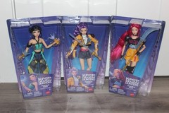 KPop Demon Hunters Huntr/x Lot of 3 Rumi, Zoey, Mira Fashion Dolls Mattel