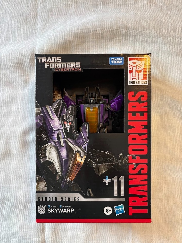 Transformers Studio Series War For Cybertron Skywarp Gamer Edition New