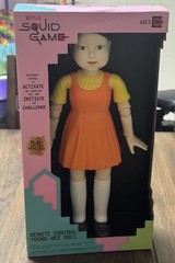 NETFLIX SQUID GAME YOUNG-HEE DOLL REMOTE CONTROL 15” TALL RARE HARD TO FIND!