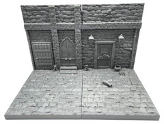 1:18 Scale 4-Inch Figure Diorama Set Medieval Fantasy Street Carnival 15.5 inch
