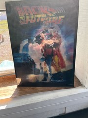 BACK TO THE FUTURE mc fly 3-D HOLOGRAPHIC LENTICULAR 3 IMAGE CHANGING poster