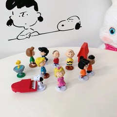 Peanuts Mini Figure-Cake Toppers 12 pcs Set 2 Inches Free Shipping US Seller