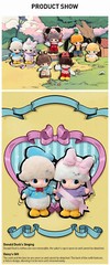 POP MART Dimoo World x Disney Series Blind Box Vinyl Plush Keychain Toys Dolls