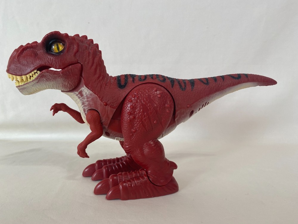 ZURU Robo Alive T-Rex Walking Robotic Dinosaur with Sounds Red LL