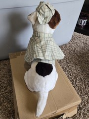 Vintage Wishbone Dog Plush 12″ PBS Jack Russell Terrier w/ Hat Cape Costume 1996