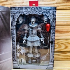 NECA Welcome To Derry Ultimate Black & White Pennywise Glow In The Dark Eyes