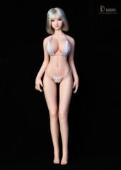 LDDOLL 27XL 1/6 Girl Seamless Silicone Body Pink doll Figure For OB CG HT Head