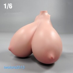 1:6 Suntan Super Large Breast Bust Cover Model For 12” Female TBL Figure Body