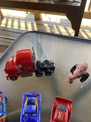 Cars Movie Figure Lot Of 10 Mixed PreOwned Played With See Photos