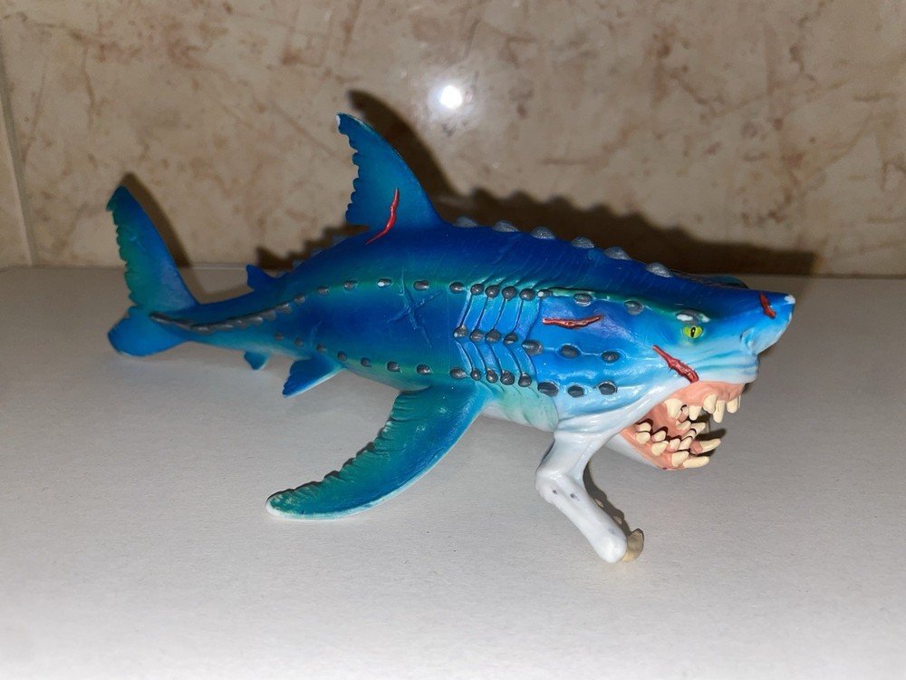 Schleich Eldrador Creatures Monster Fish Shark Rare Water World Moving Jaw 7″