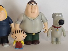 2006 Mezco Family Guy 6 Figure Lot Peter Lois Chris Meg Brian Stuey 3.5″ – 1.5″