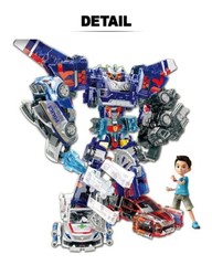 Hello Carbot Crystal PENTA STORM X Limited Edition Transforming Robot 5-Cars Toy