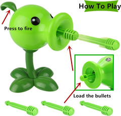4 PCS Plant vs Zombies Toys Action Figures Zombies PVZ Toys Sets Gifts for Kids