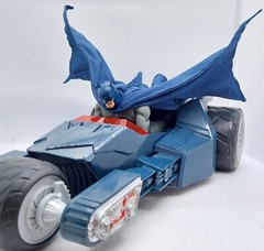 SU-MF-C-BRPT: Fabric Blue Wired Cape for McFarlane Batman with Raptor Figure