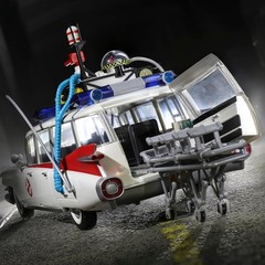 Ghostbusters Plasma Series Ecto-1 (1984), 1:18 Scale Collectible Toy Car