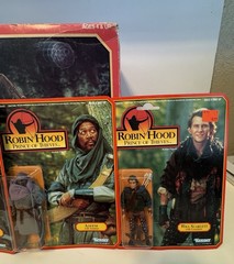 Kenner Robin Hood Battle Wagon Net Launcher Bola Bomber Figures Sealed! Lot (A)