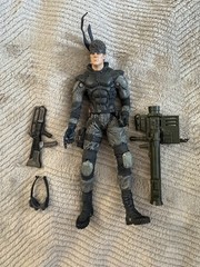 Solid Snake, Meryl, Liquid, Vulcan Raven Metal Gear Solid 1999 McFarlane Figures