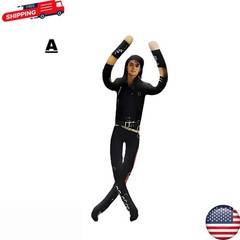 Michael Jackson Cosplay Doll Plush Stuffed Figure Abstract Joint Mobility Toy US