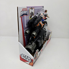 Star Wars Galactic Heroes Poes Boosted X-Wing Fighter Playset Poe & BB-8 Figures