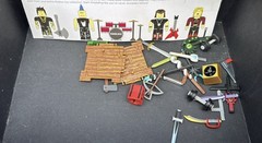 Roblox‎ lot of Figures & Accessories includes 20 Figures Weapons Vehicles