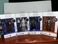Star Wars Black Mandalorian&Grogu First Edition WAVE 2 All 4: EMBO SNOW DROID IG