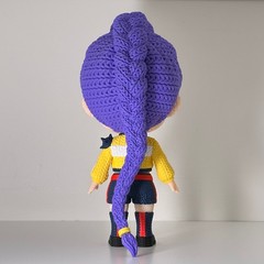 Rumi Zoey Mira – K-Pop Demon Hunters Knitted Texture Figures Display Model