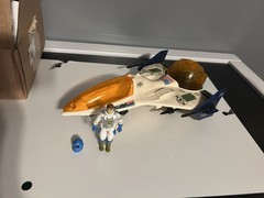 GI JOE 1987 Battle Force 2000 Vector Jet w/ Pilot Maverick