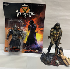 Realm of the Underworld Frazetta DEATH DEALER Zoloworld Figure & Conan Statue