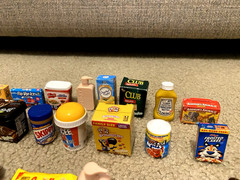 HUGE LOT OF 60+ ZURU MINI BRANDS FOOD, SNACKS, DRINKS & COLLECTOR’S CASE (AS IS)