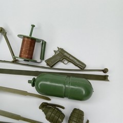Vintage 1960s G.I. Joe Stony Smith 18 Piece Accessory Set