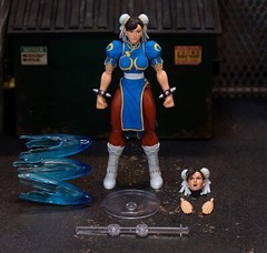 Street Fighter II Chun Li Official 6″ Action Figure Toys for Kids and Adults