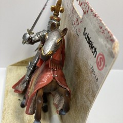 Schleich 70018 Knight Reared Up Horse Fleur de Lis Prince Customized Paint? READ