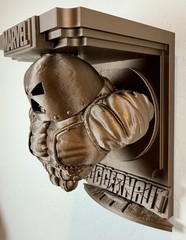 MARVEL Juggernaut Avengers Like 5×5 Top Floating Shelf Wall Decor