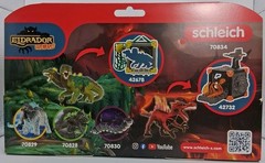 Schleich Eldrador Creatures – 2PC Lava vs Jungle World Playset with Fire Dinosau