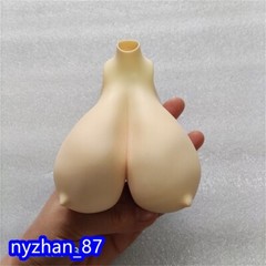 1:6 Normal Skin Super Big Breast Bust Cover Model For12” Female TBL Figure Body